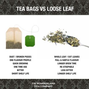 tea bags vs loose leaf