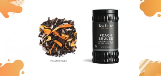 Tea Forte Black Tea Peach Brulee