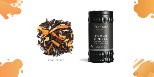 Tea Forte Black Tea Peach Brulee